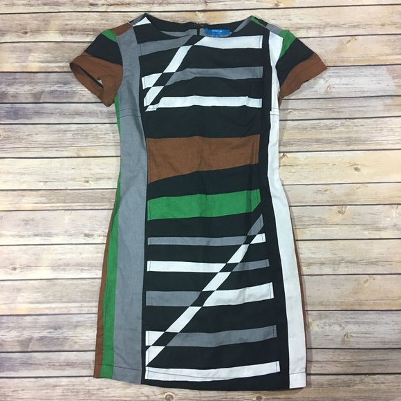 Derek LamX Design Nation geometric sheath dress - Picture 2 of 6